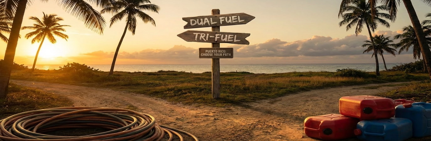 Generadores Dual Fuel vs. Tri-Fuel: ¿Cuál Vale la Pena para Puerto Rico?