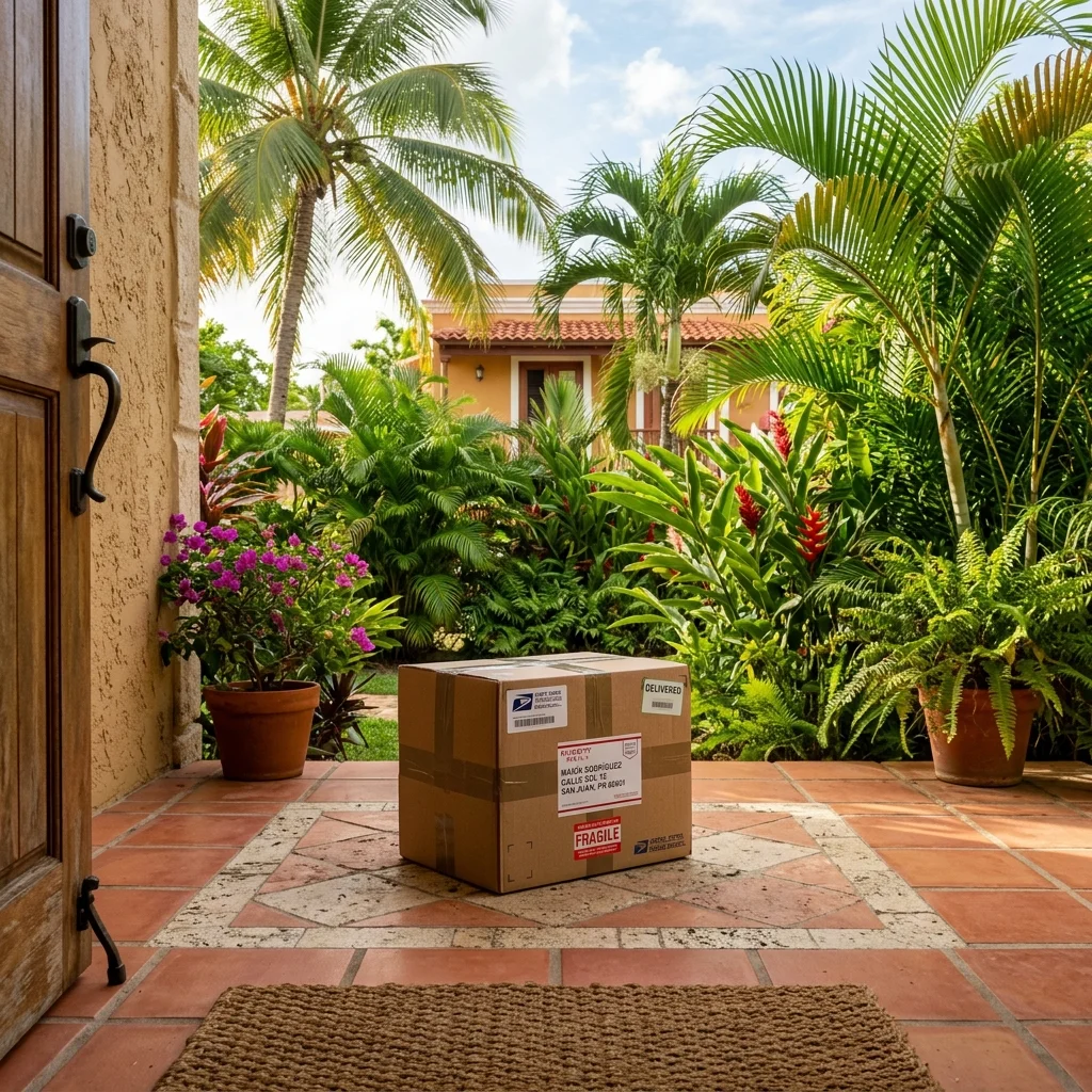Generator package delivered to porch