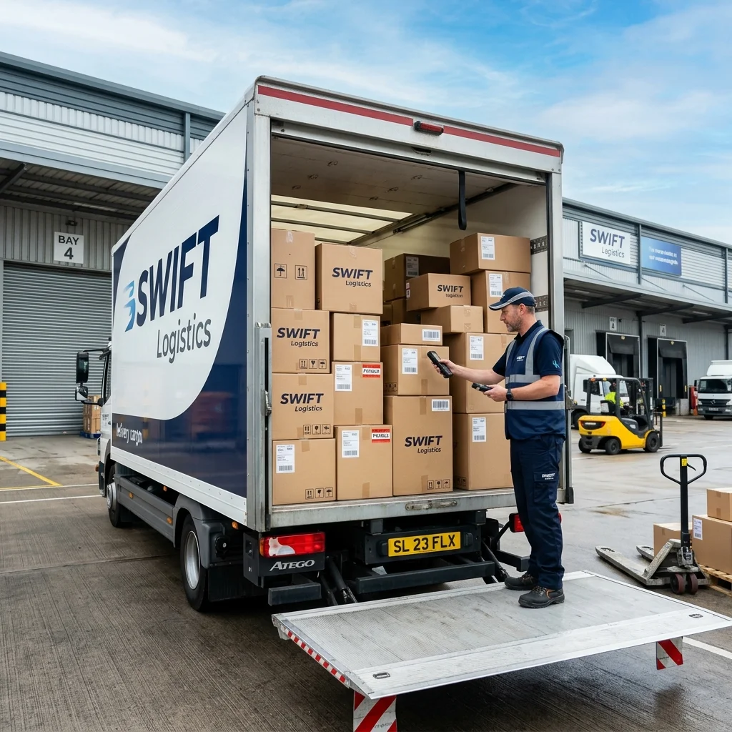 Insured carrier truck loading