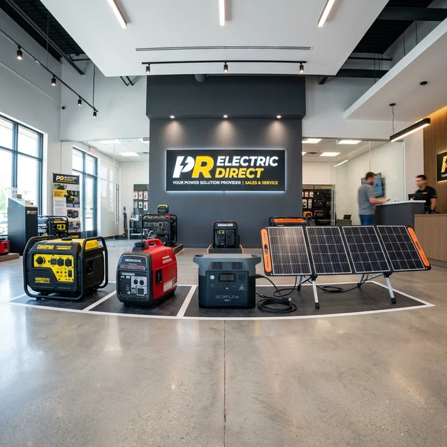 PR Electric Direct Michigan logistics facility interior